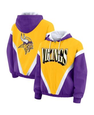Женский ветровока-худи WEAR by Erin Andrews Minnesota Vikings