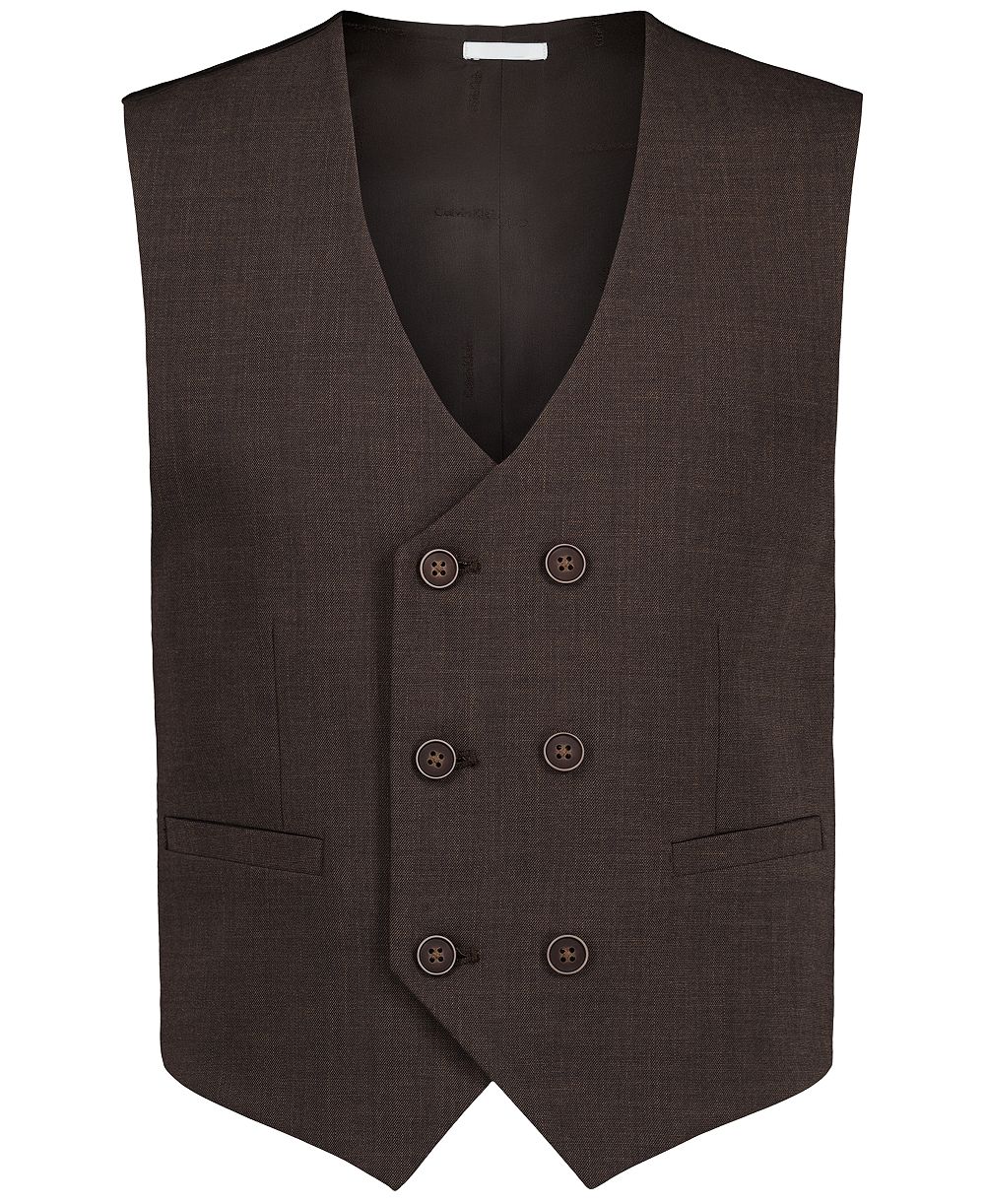 Calvin Klein Boys' 8-20 Stretch Refined Sharskin Sleeveless Vest