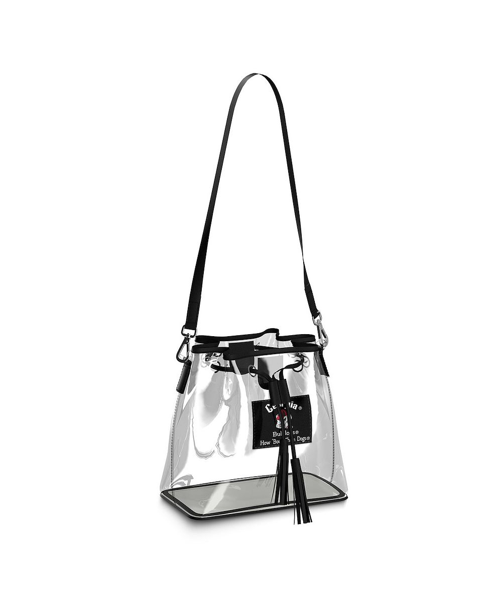 WEAR by Erin Andrews Georgia Bulldogs Clear Stadium Bucket Purse