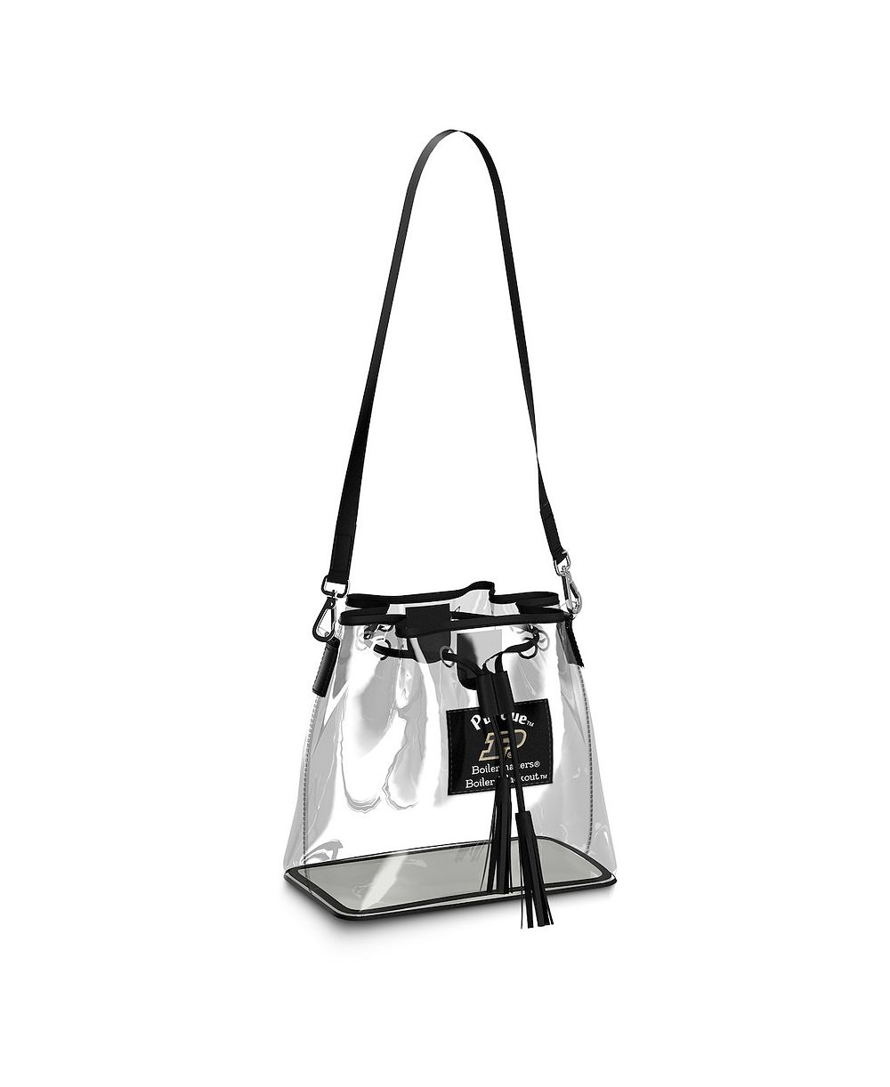 Сумка-ведро WEAR by Erin Andrews Purdue Boilermakers Clear Stadium Bucket Purse