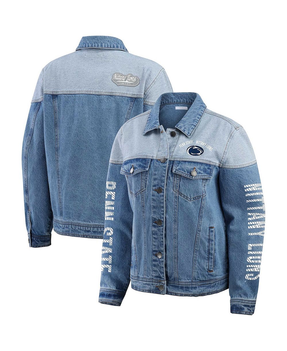 Женская джинсовая куртка WEAR by Erin Andrews Penn State Nittany Lions Button-Down