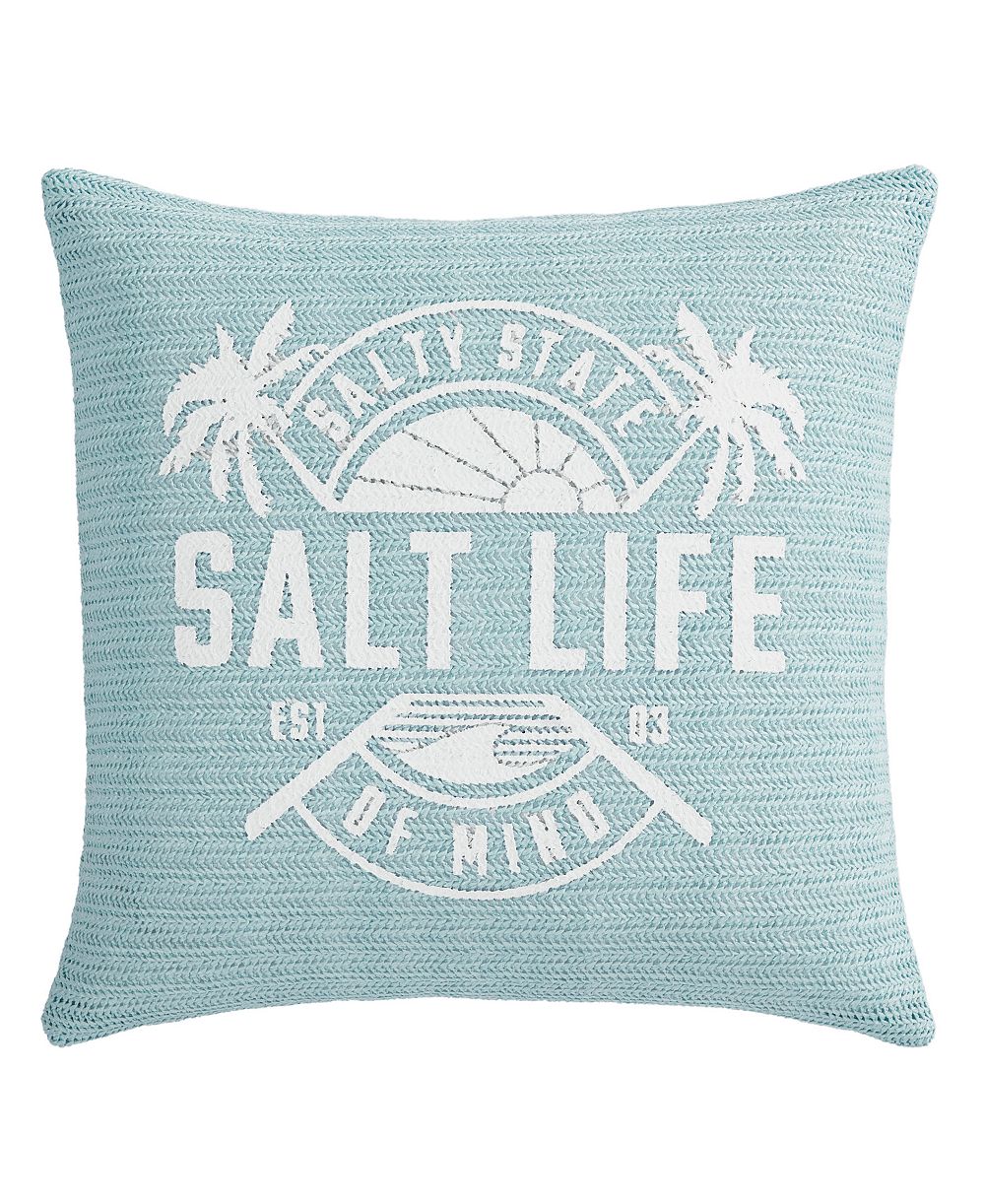 Декоративная подушка Salt Life Raffia Square 18" x 18"