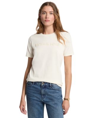 Michael Kors Женская классическая футболка с коротким рукавом