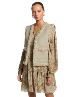 Michael Kors Женский жилет из искусственного меха