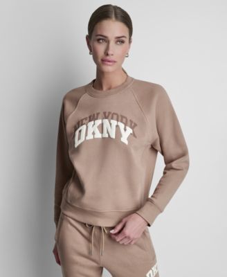 Женский свитшот DKNY Sport Women's NY Shadow Varsity Logo Crewneck
