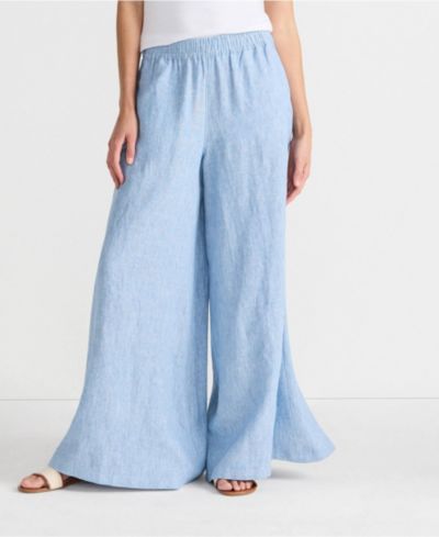 Soft blue linen