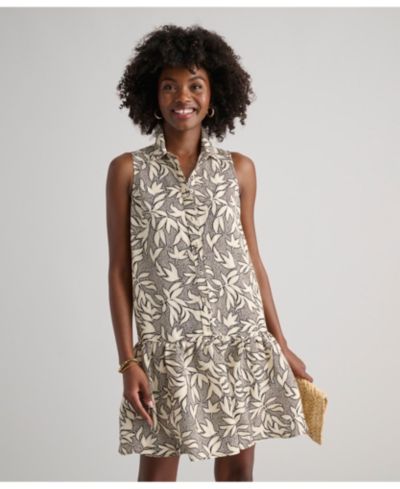UNTUCKit Women's Linen Blend Sleeveless Amara Dress