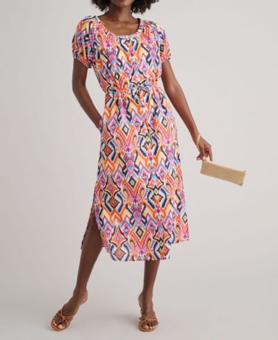 UNTUCKit Women's Cotton Marguerite Midi Dress