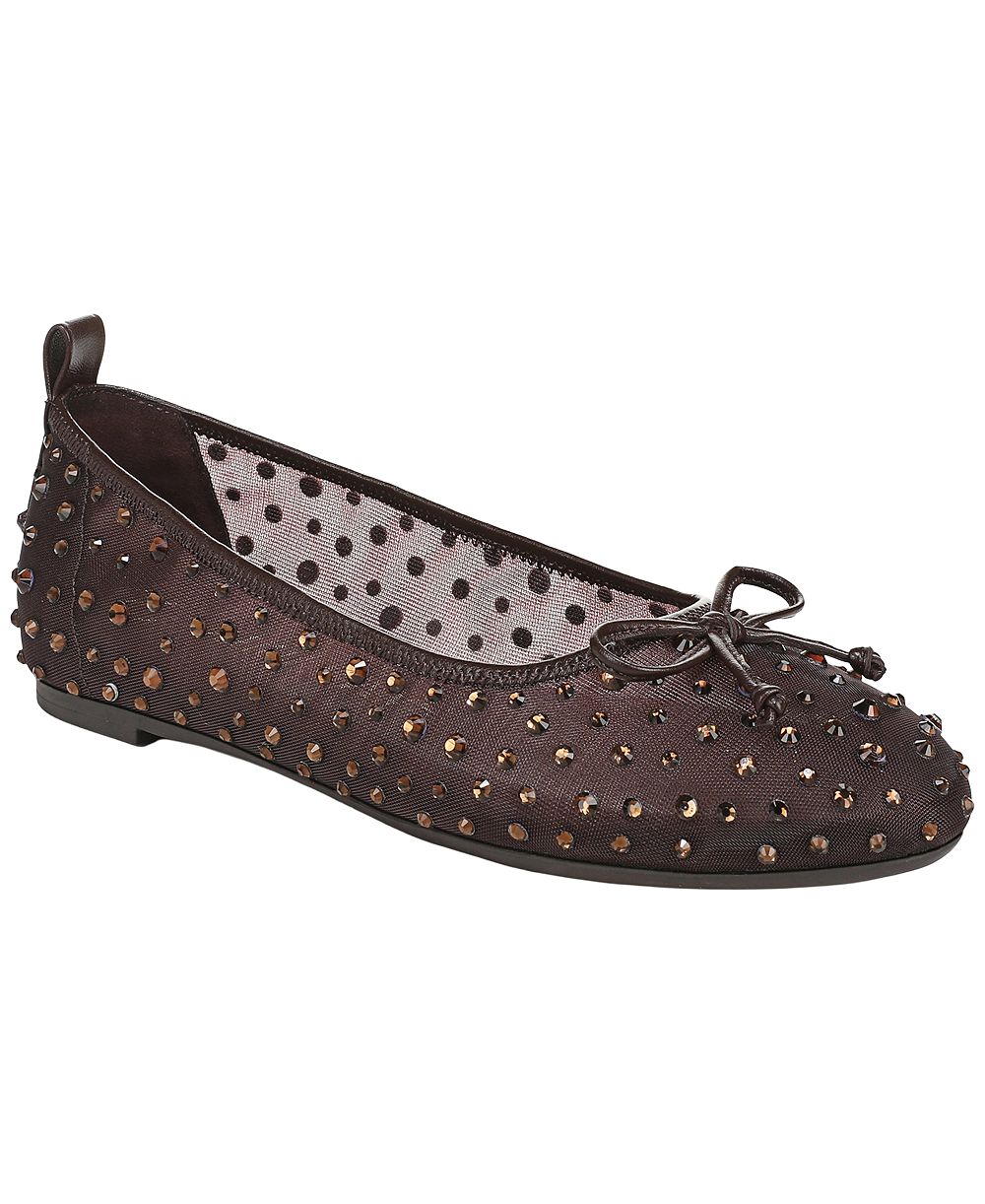 Sam and Libby Women's Carmine Embellished Mesh Ballet Flats