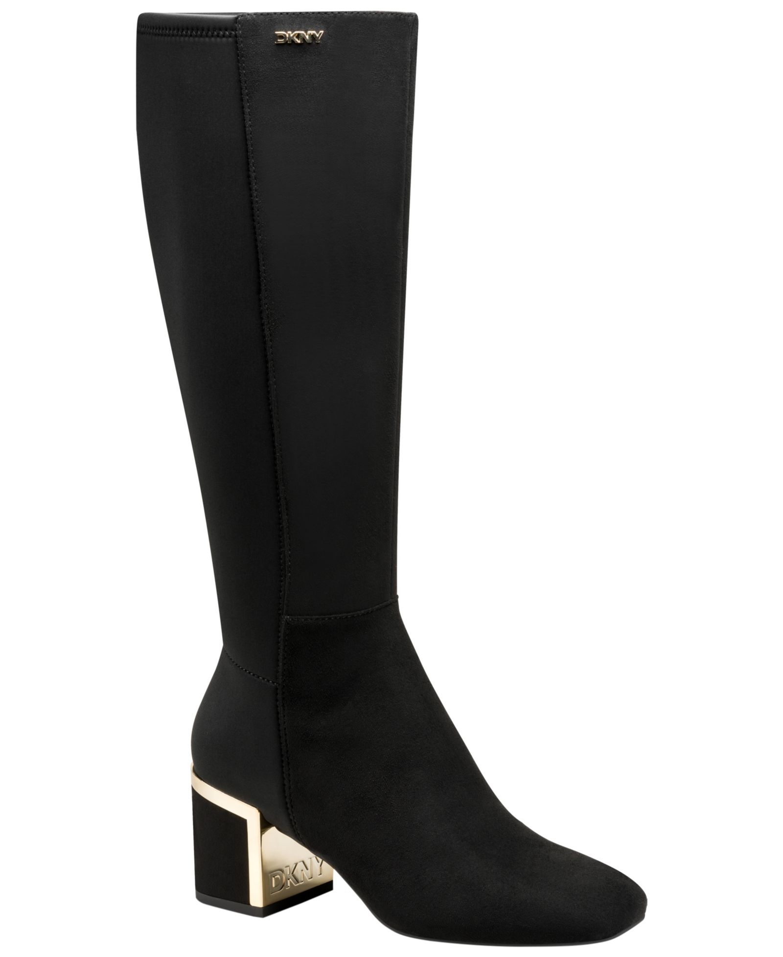 DKNY Женский Kalevi Tall Block Heel Boots