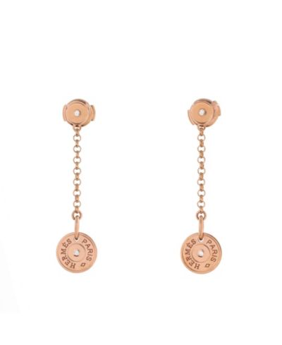 Pre-Owned HERMÉS Gambade Clou de Selle Earrings