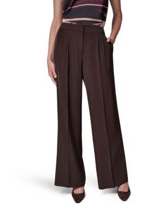 Donna Karan New York Women's High-Waisted Wide-Leg Pants