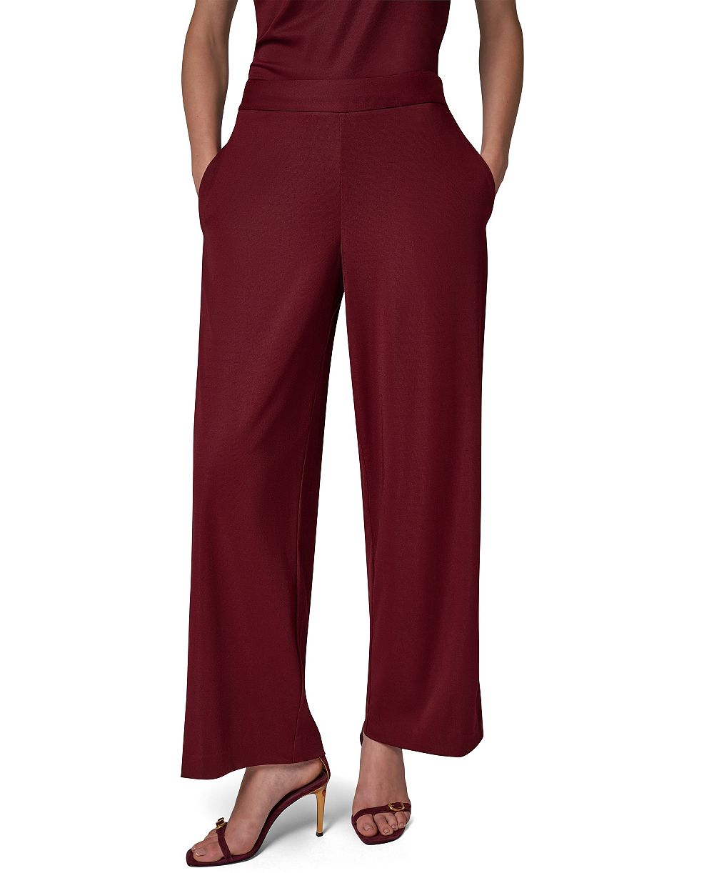 Donna Karan New York Женские трикотажные брюки с широкими штанинами и эластичным поясом