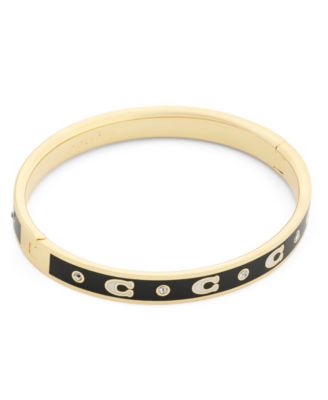Браслет COACH Faux-Stone Signature C Enamel Bangle