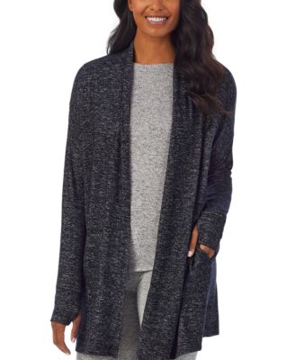 Cuddl Duds женская мягкая кофта-кардиган с длинным рукавом