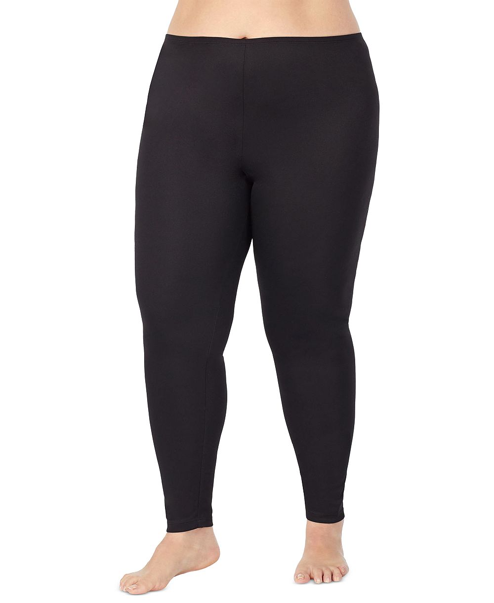 Cuddl Duds Plus Size Climatesmart Pull-On High-Rise Leggings