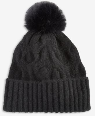 Style & Co Women's Cable Bouclé Knit Beanie, Macy's Exclusive