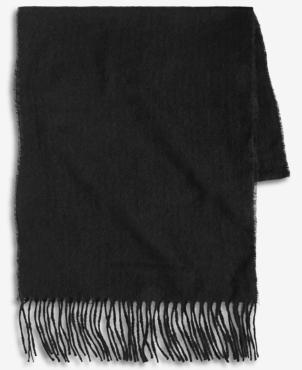 Style & Co Women's Box Check Weave Solid Feathersoft Wrap Scarf, Macy's Exclusive