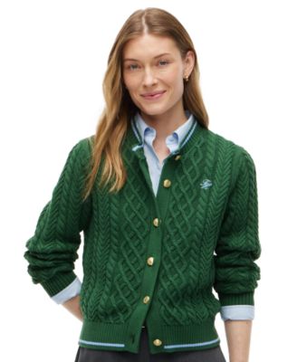 Tommy Hilfiger женский длинный кардиган с длинным рукавом и косой вязкой Heritage