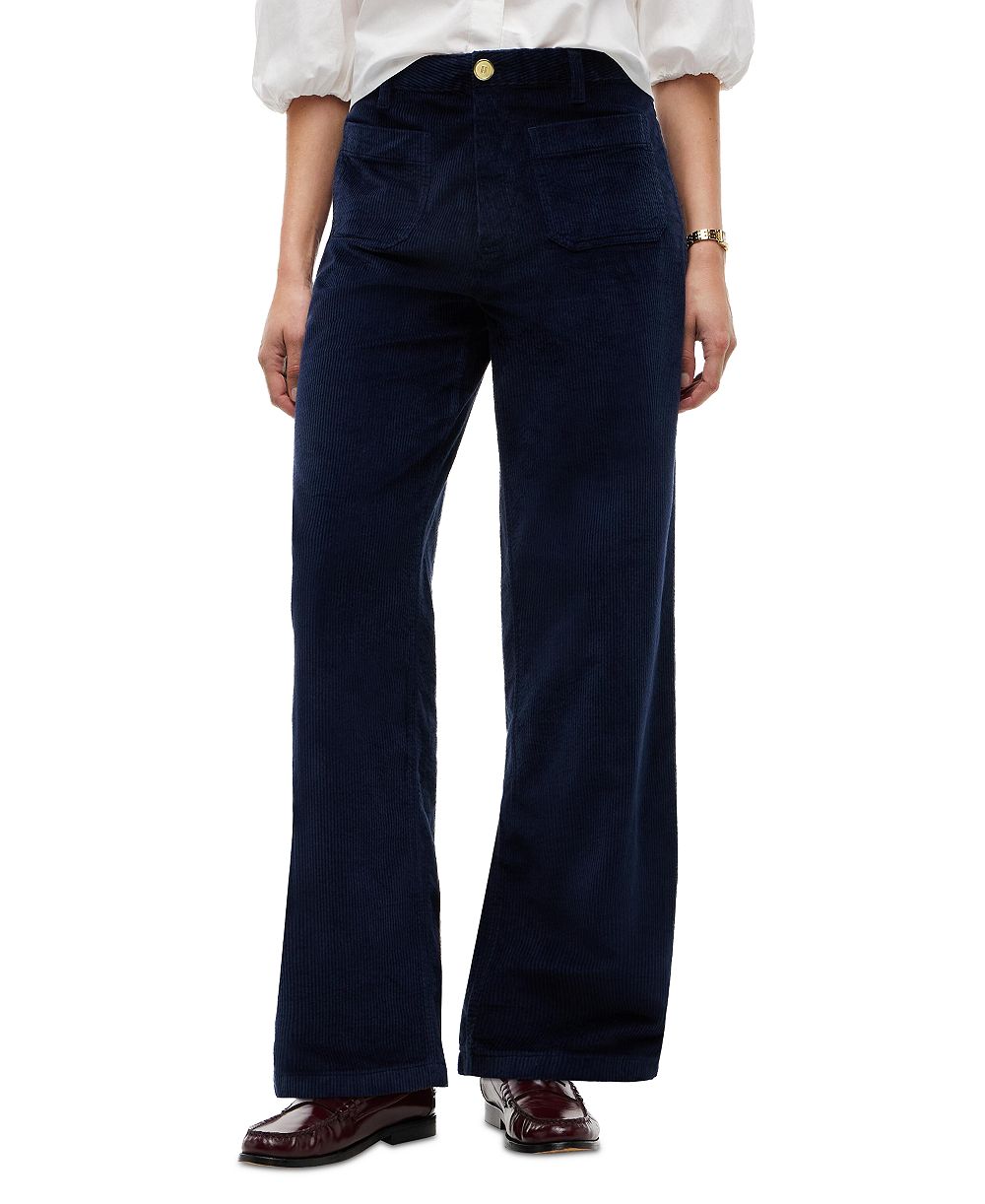 женские брюки Tommy Hilfiger из вельвета, широкие