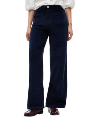 женские брюки Tommy Hilfiger из вельвета, широкие
