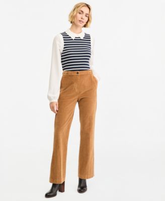 Tommy Hilfiger женские узкие брюки-капри из вельвета