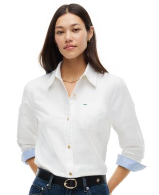 Женская рубашка Tommy Hilfiger American Icons Oxford с длинным рукавом