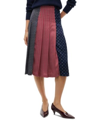Tommy Hilfiger женская плиссированная юбка миди American Icons, эксклюзив Macy's