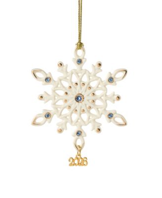 Украшение Lenox 2026 Gemmed Snowflake
