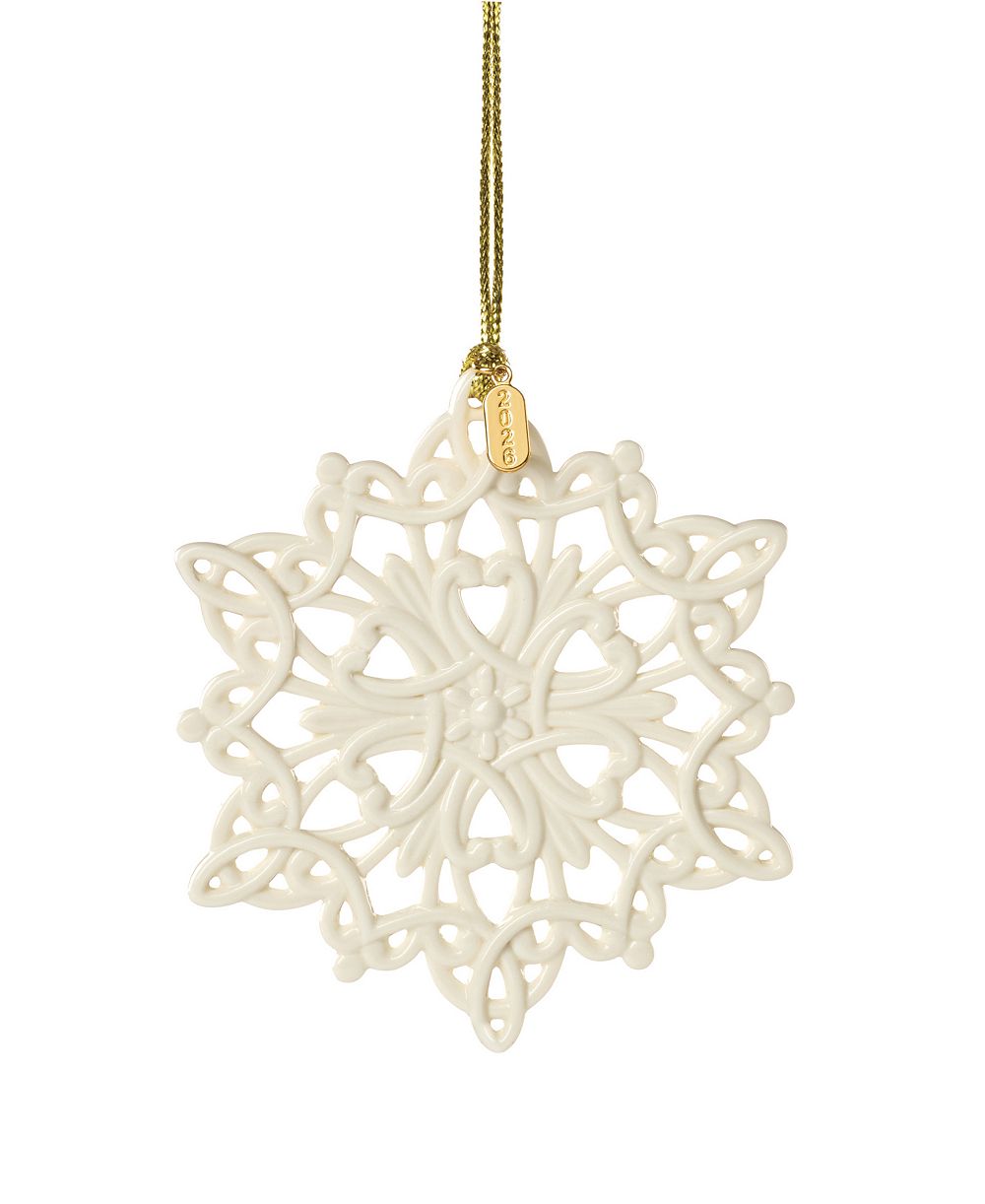 Lenox 2026 Snow Fantasies Snowflake Ornament