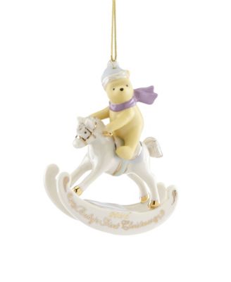 Lenox 2026 Winnie the Pooh Baby's 1st Christmas Ornament