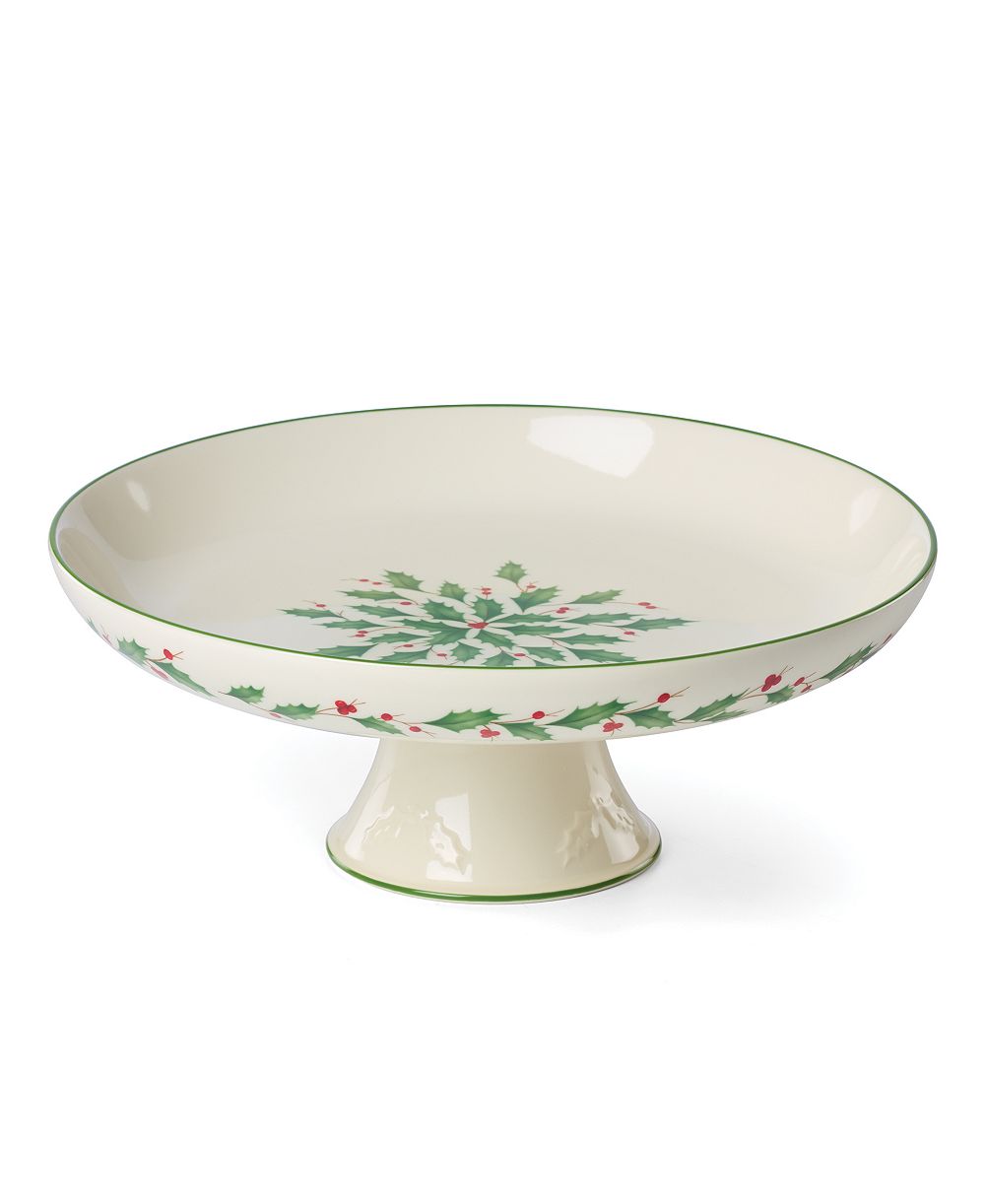 Lenox праздничное сервировочное блюдо на ножке