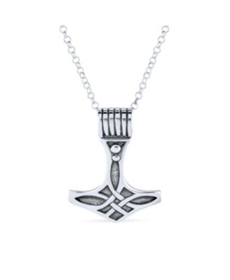 Bling Jewelry кулон-подвеска в виде молота Тора, кельтский символ силы, из состаренного стерлингового серебра 925 пробы