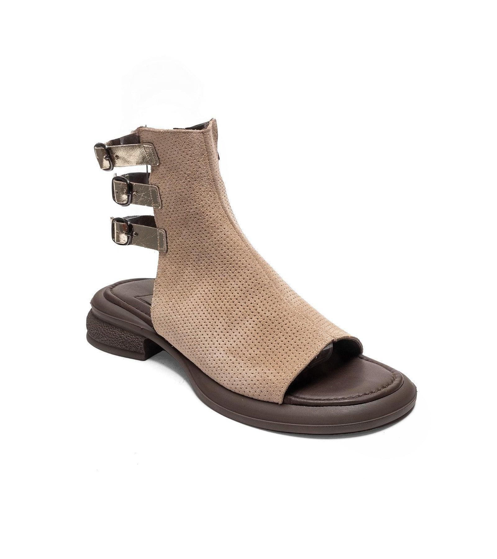 Женские сандалии Forever & Always Shoes Carina Leather Side Zip