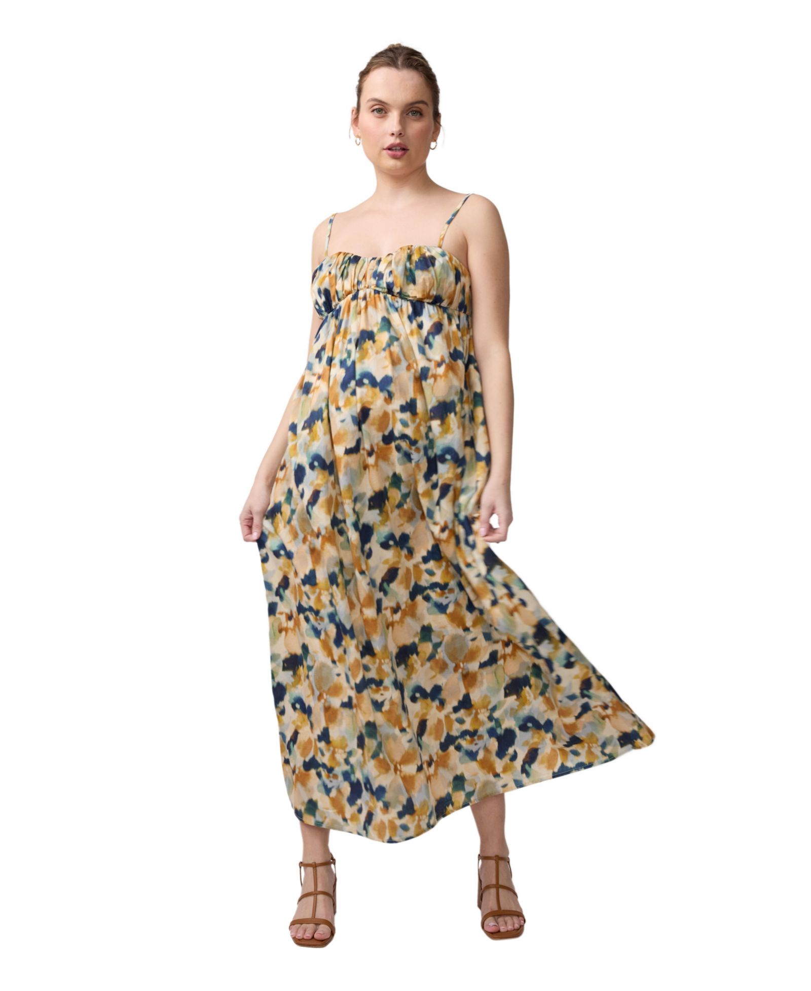 Женское платье Ingrid + Isabel Maternity Printed Poplin Maxi