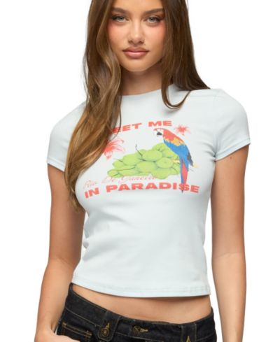 Edikted Women's футболка Meet Me In Paradise