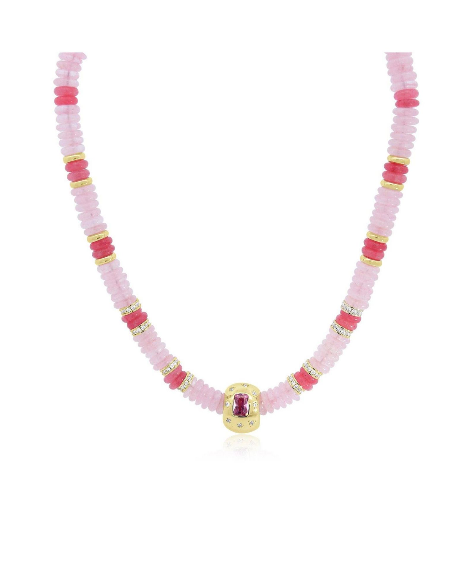 Ожерелье The Lovery Bead Rondel, позолота 18K поверх латуни