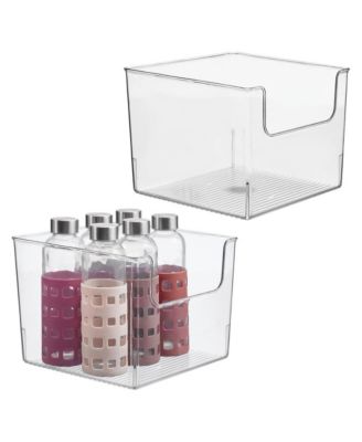 iDesign Open-Front Storage Bin, Set of 2