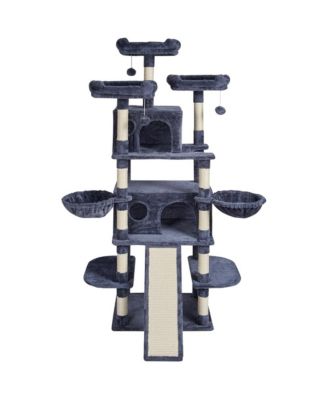 Игровой комплекс для кошек RUIE 68.5 Inch с домиками и гамаками