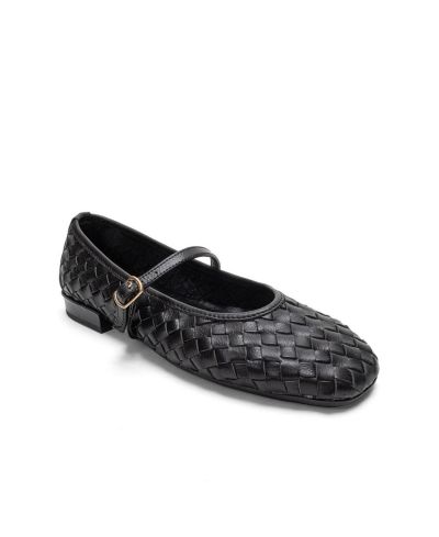 Женские балетки Forever & Always Shoes Yevora Leather Woven Strap
