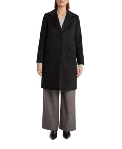 1982 Women's Cashmere Tailored Single-Breasted Coat