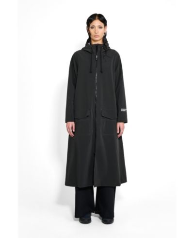 Женский матовый дождевик Stutterheim Mosebacke Long Patch
