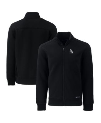 Мужская куртка Cutter & Buck Los Angeles Dodgers Roam Eco Full-Zip Black Big & Tall