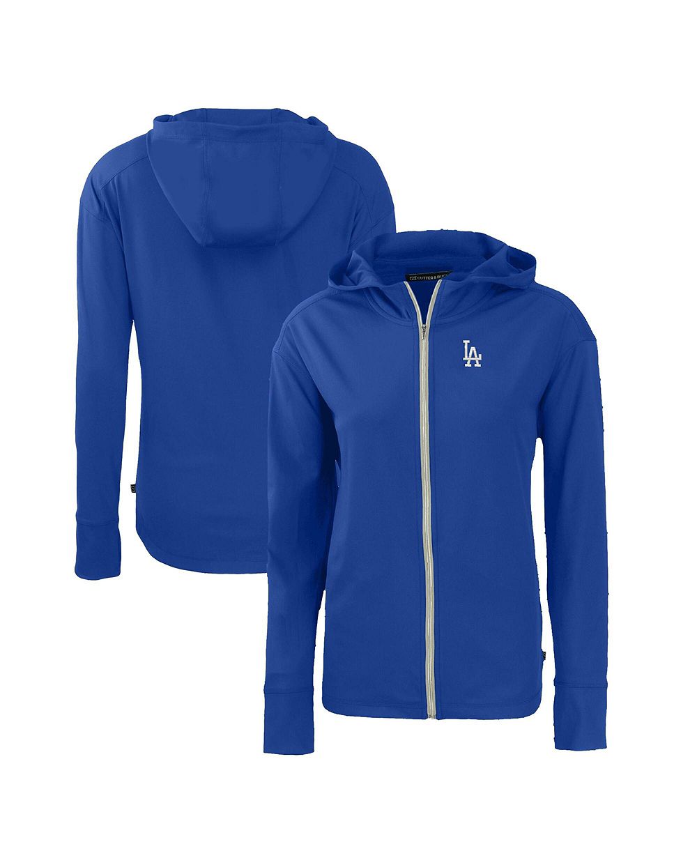 Женская толстовка Cutter & Buck Royal Los Angeles Dodgers Daybreak Eco Full-Zip