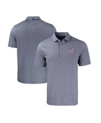 Мужская рубашка-поло Cutter & Buck Navy/White New York Yankees Stretch