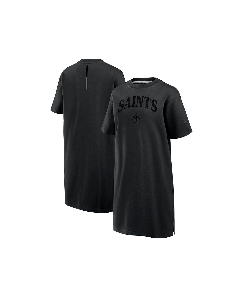 Женское платье Fanatics Black New Orleans Saints Elements Go Tri-Blend