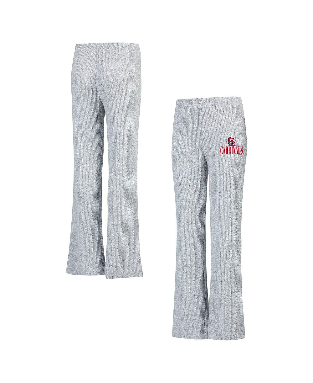 Женские спальные брюки Concepts Sport St. Louis Cardinals Juniper Rib Knit Flare