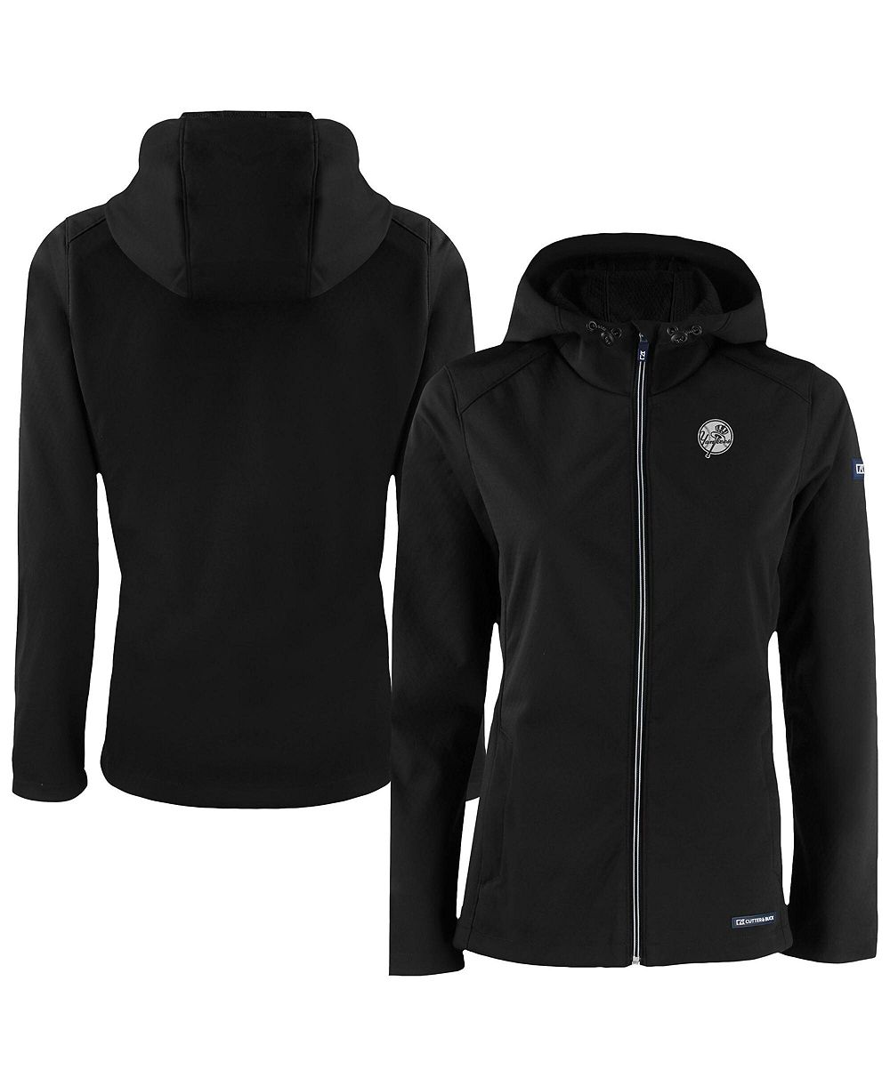 Жен吃饭吃饭кая вет吃饭吃饭吃饭ка Cutter & Buck New York Yankees Ev ಗೋ Eco Softshell Full- ಗೋ吃饭吃饭ка black
