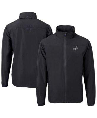 Мужская куртка-худи Cutter & Buck Black Los Angeles Dodgers Charter Eco Full-Zip