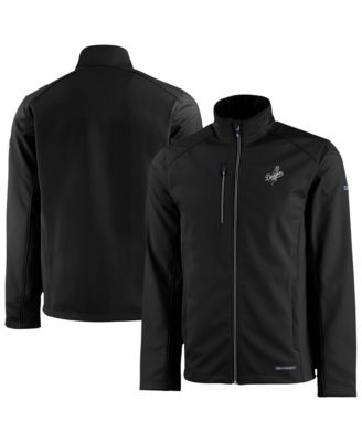 Cutter & Buck Мужская куртка Cutter & Buck Black Los Angeles Dodgers Evoke Eco Softshell Full-Zip